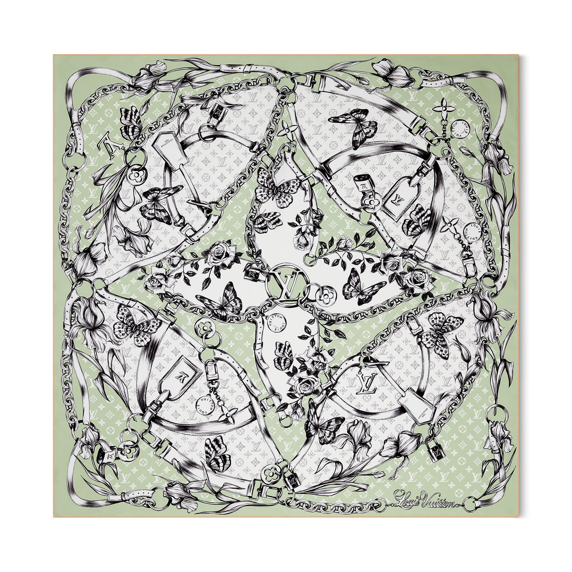 Blooming Monogram Square 90 S00 - Women - Accessories | LOUIS